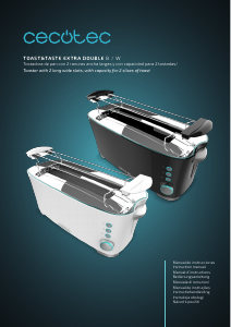 Handleiding Cecotec Toast&Taste Extra Double B Broodrooster