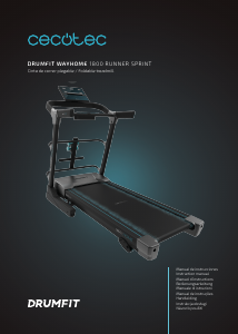 Handleiding Cecotec DrumFit WayHome 1800 Runner Sprint Loopband