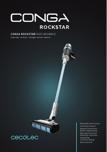 Mode d’emploi Cecotec Conga Rockstar 1600 Advance Aspirateur