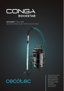 Mode d’emploi Cecotec Conga Rockstar Wet & Dry Steel Max Pro Aspirateur