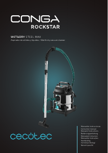 Mode d’emploi Cecotec Conga Rockstar Wet & Dry Steel Max Aspirateur