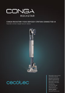 Mode d’emploi Cecotec Conga Rockstar 11500 Odyssey Station Connected IA Aspirateur