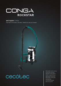 Handleiding Cecotec Conga Rockstar Wet & Dry Steel Stofzuiger