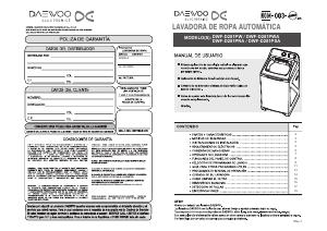 Manual de uso Daewoo DWF-D281PW Lavadora