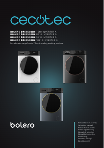 Handleiding Cecotec Bolero DressCode 10610 Inverter Ice Blue A Wasmachine