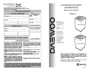 Manual de uso Daewoo DWF-D282PW Lavadora