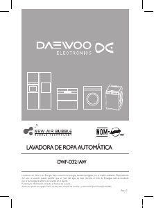 Manual de uso Daewoo DWF-D321AW Lavadora