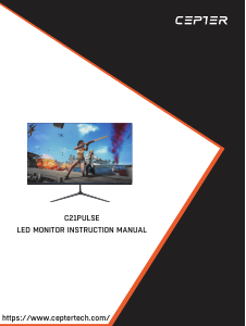 Handleiding Cepter C21PULSE LED monitor