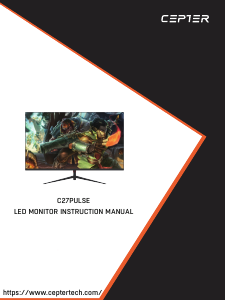 Handleiding Cepter C27PULSE LED monitor