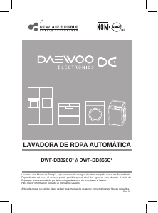 Manual de uso Daewoo DWF-DB326CWW Lavadora