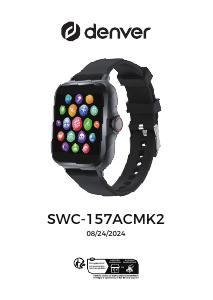 Handleiding Denver SWC-157ACMK2 Smartwatch