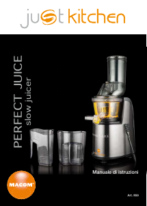Manuale Just Kitchen 859 Perfect Juice Centrifuga