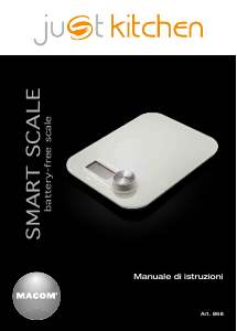 Manuale Just Kitchen 868 Smart Bilancia da cucina