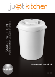 Manuale Just Kitchen 104 Smart Cestino dei rifiuti