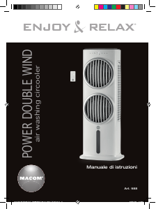 Manuale Macom 988 Power Double Wind Ventilatore
