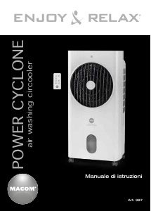 Manuale Macom 987 Power Cyclone Ventilatore
