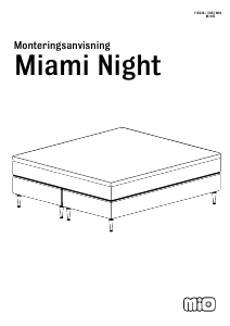 Bruksanvisning Mio Miami Night Sängstomme