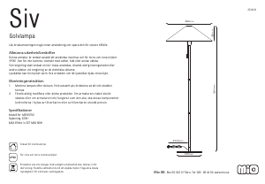 Handleiding Mio Siv Lamp