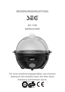 Bedienungsanleitung SEG EK 110B Eierkocher