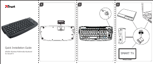 説明書 Trust 17915 Adura キーボード