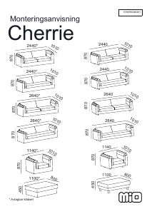 Használati útmutató Mio Cherrie Kanapé
