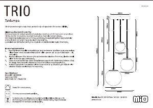 Handleiding Mio Trio Lamp