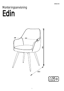 Manual de uso Mio Edin Silla