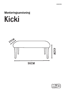 説明書 Mio Kicki ベンチ