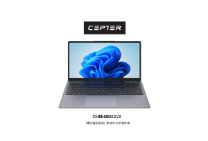 Handleiding Cepter CEIONI38512V2 Laptop