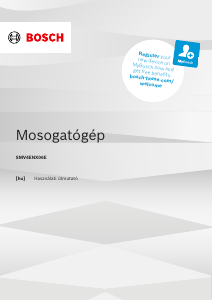 Használati útmutató Bosch SMV4ENX06E Mosogatógép