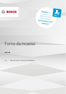Manuale Bosch HRA314BR0 Forno
