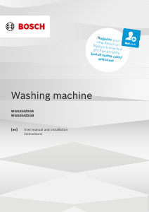 Manual Bosch WGG254Z0GB Washing Machine