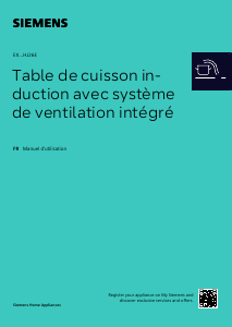 Mode d’emploi Siemens EX851HJ26E Table de cuisson