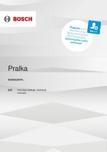 Instrukcja Bosch WAN2425FPL Pralka