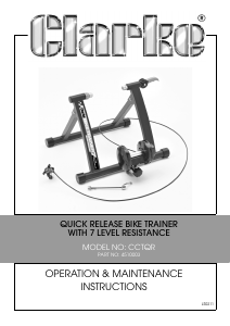 Handleiding Clarke CCT QR Ergotrainer