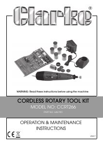 Handleiding Clarke CCRT 266 Multitool