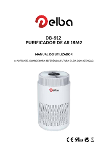 Manual Delba DB-912 Purificador de ar