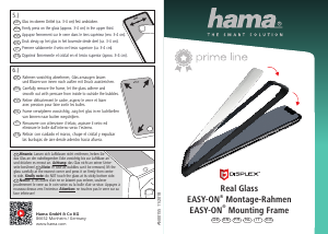 Handleiding Hama 00186296 Displex Screenprotector