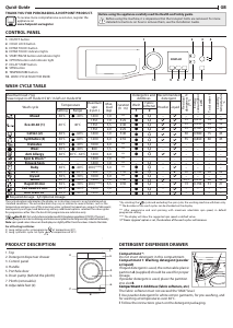 Прирачник Hotpoint-Ariston NWS 7469 W EU Машина за перење алишта
