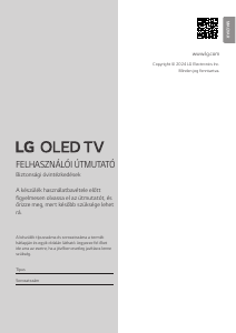 Használati útmutató LG OLED55B4ELA OLED-televízió