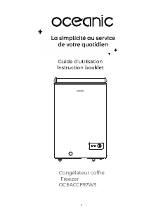 Handleiding Oceanic OCEACCF97W3 Vriezer