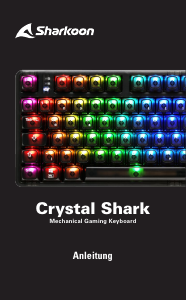 Bedienungsanleitung Sharkoon Crystal Shark Tastatur