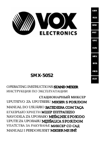 Handleiding Vox SMX5052 Handmixer