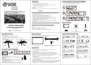 Priročnik Vox 50VDU683B LED-televizor