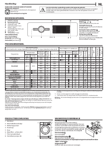 Handleiding Whirlpool FFB 8469E WV BE Wasmachine