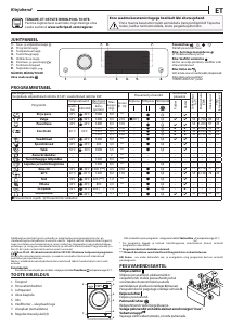 Handleiding Whirlpool FFD 9489 BCV EE Wasmachine