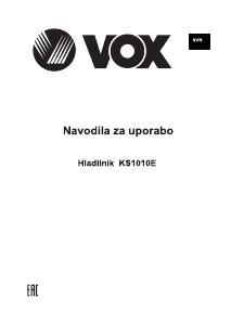 Priročnik Vox KS1010E Hladilnik