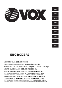 Priročnik Vox EBC400DBR2 Grelna plošča