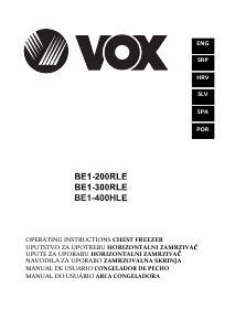 Handleiding Vox BE1-200RLE Vriezer