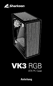 מדריך Sharkoon VK3 RGB נרתיק למחשב